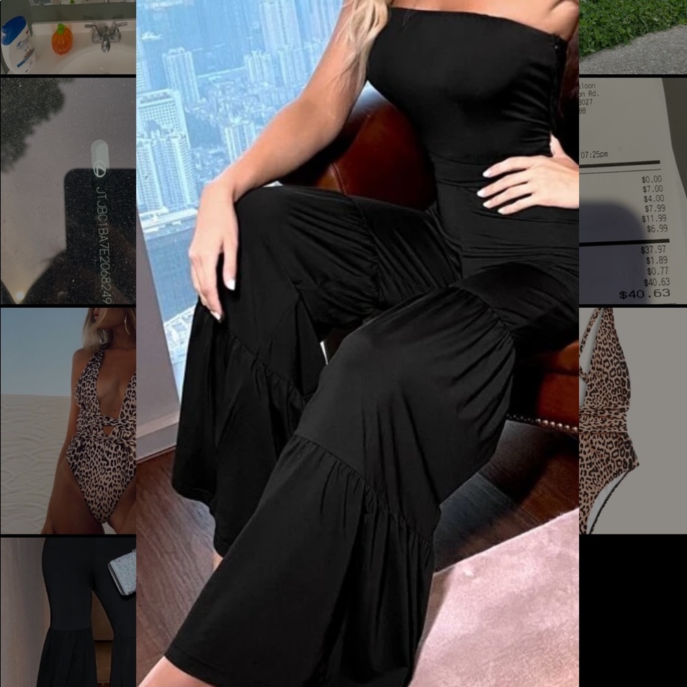 Ruffle Leg Jumpsuit